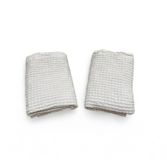 Bedsure Coconut White Waffle Texture Pillow Cases x2 - Picture 2 of 9